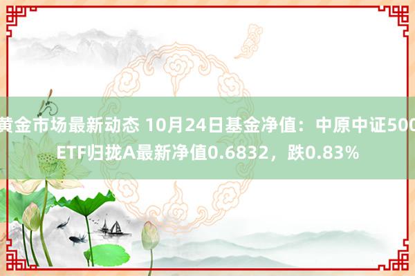 黄金市场最新动态 10月24日基金净值：中原中证500ETF归拢A最新净值0.6832，跌0.83%