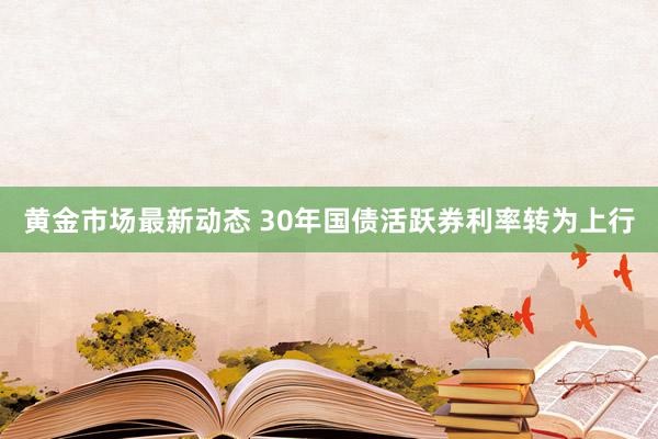 黄金市场最新动态 30年国债活跃券利率转为上行