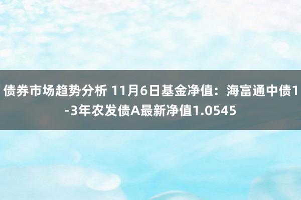 债券市场趋势分析 11月6日基金净值：海富通中债1-3年农发债A最新净值1.0545