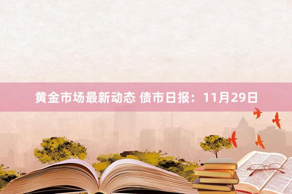 黄金市场最新动态 债市日报：11月29日