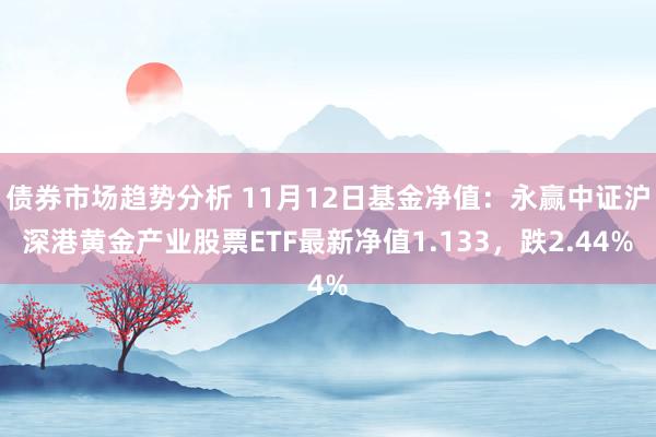 债券市场趋势分析 11月12日基金净值：永赢中证沪深港黄金产业股票ETF最新净值1.133，跌2.44%