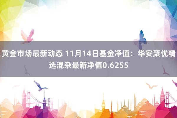 黄金市场最新动态 11月14日基金净值：华安聚优精选混杂最新净值0.6255