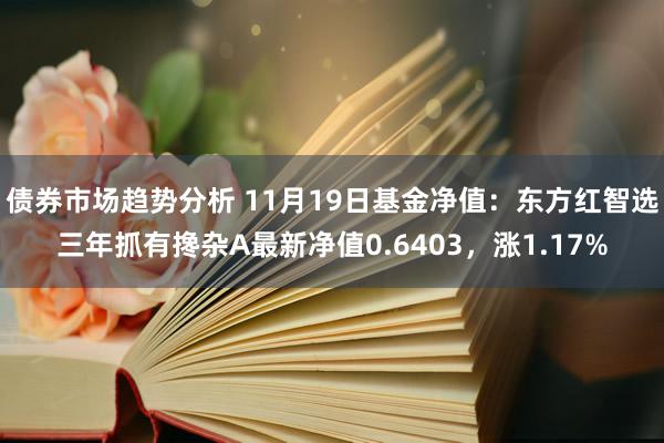 债券市场趋势分析 11月19日基金净值：东方红智选三年抓有搀杂A最新净值0.6403，涨1.17%