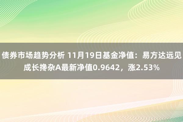 债券市场趋势分析 11月19日基金净值：易方达远见成长搀杂A最新净值0.9642，涨2.53%