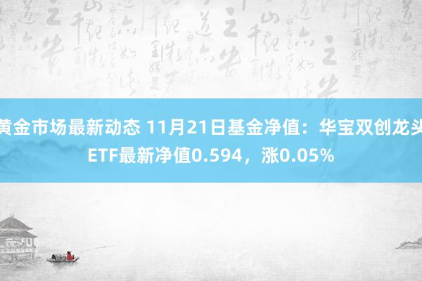 黄金市场最新动态 11月21日基金净值：华宝双创龙头ETF最新净值0.594，涨0.05%