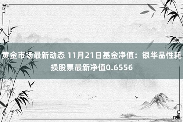 黄金市场最新动态 11月21日基金净值：银华品性耗损股票最新净值0.6556