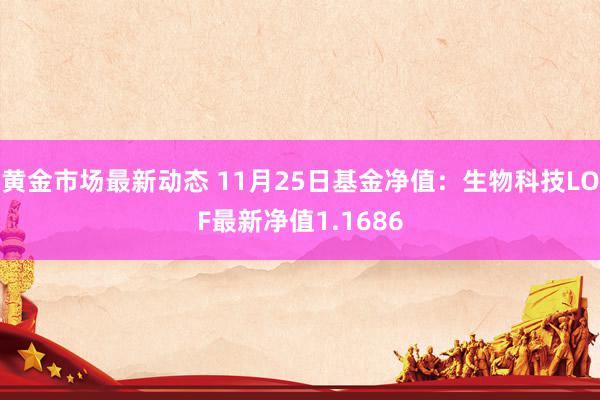 黄金市场最新动态 11月25日基金净值：生物科技LOF最新净值1.1686